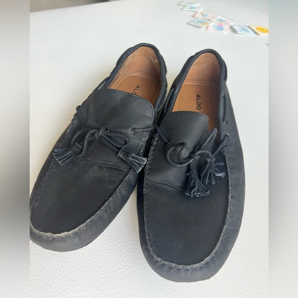 ALDO Leather boat shoes - Picture 3 of 6